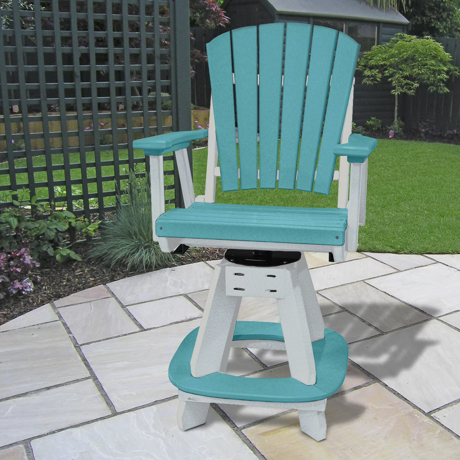 OS Home and Office CR130ARW-K Five Piece Round Counter Height Dining Set