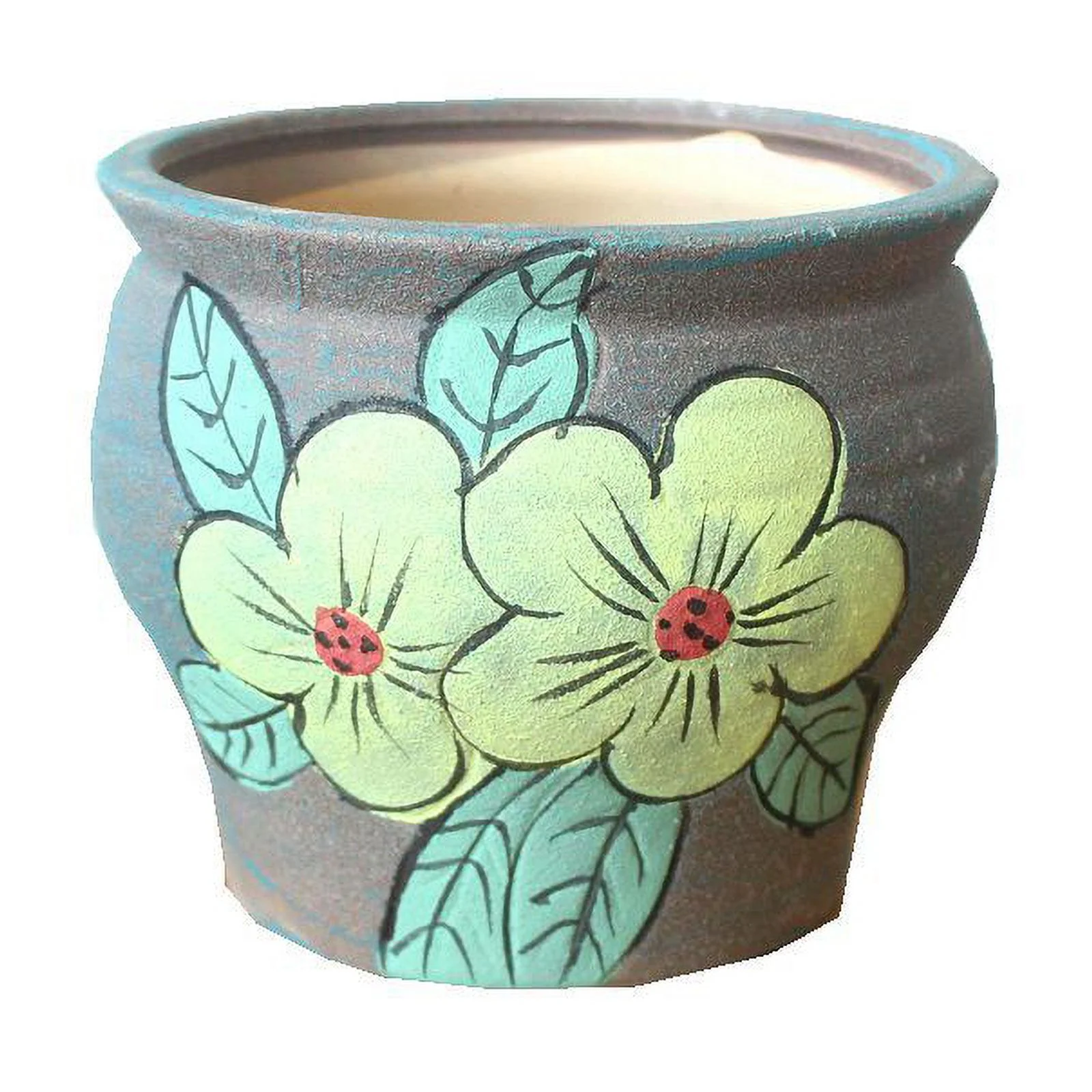Hand-painted Coarse Pottery Succulent Flower Pot
