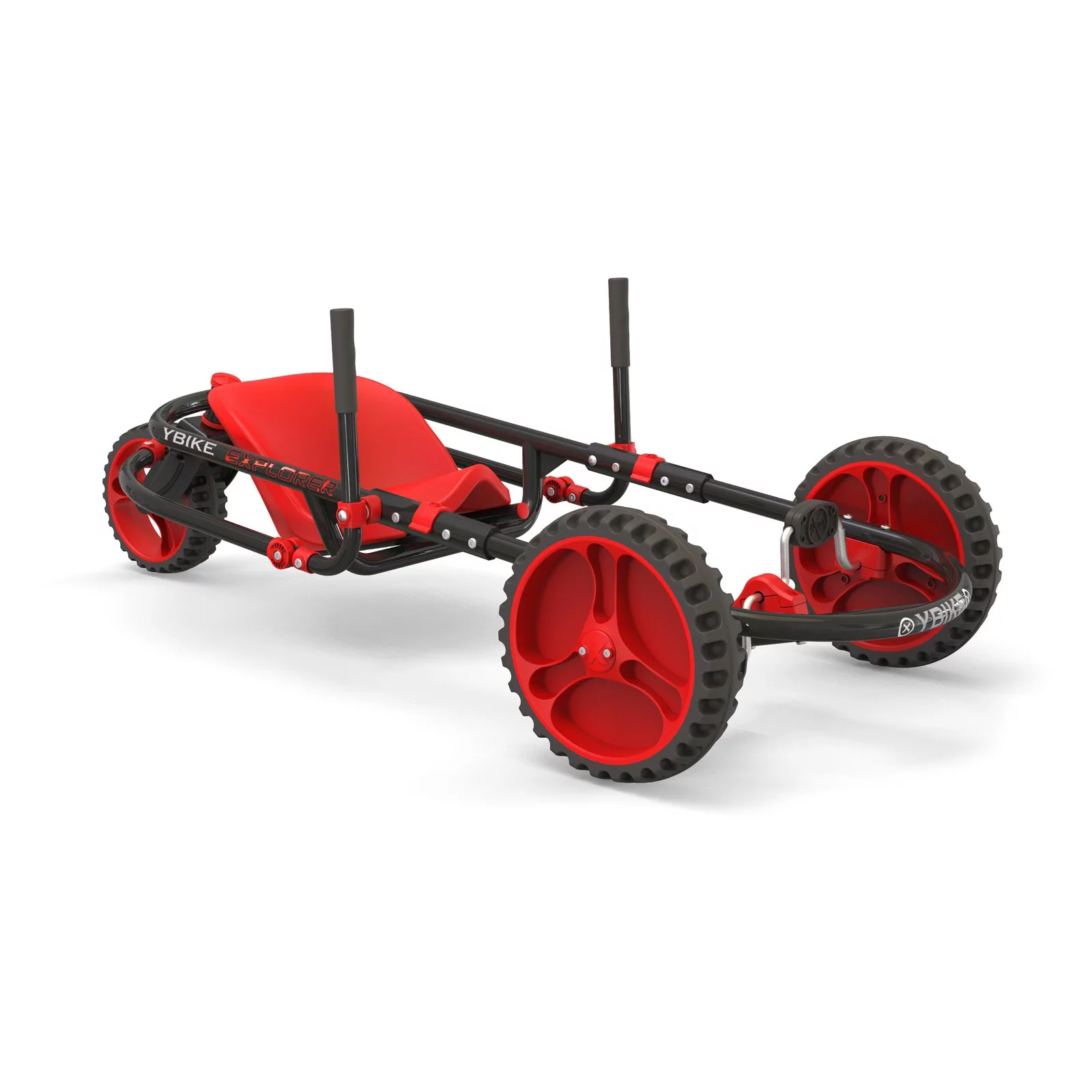 Ybike Explorer 3.0 Children's Pedal Go Kart, Red/Black