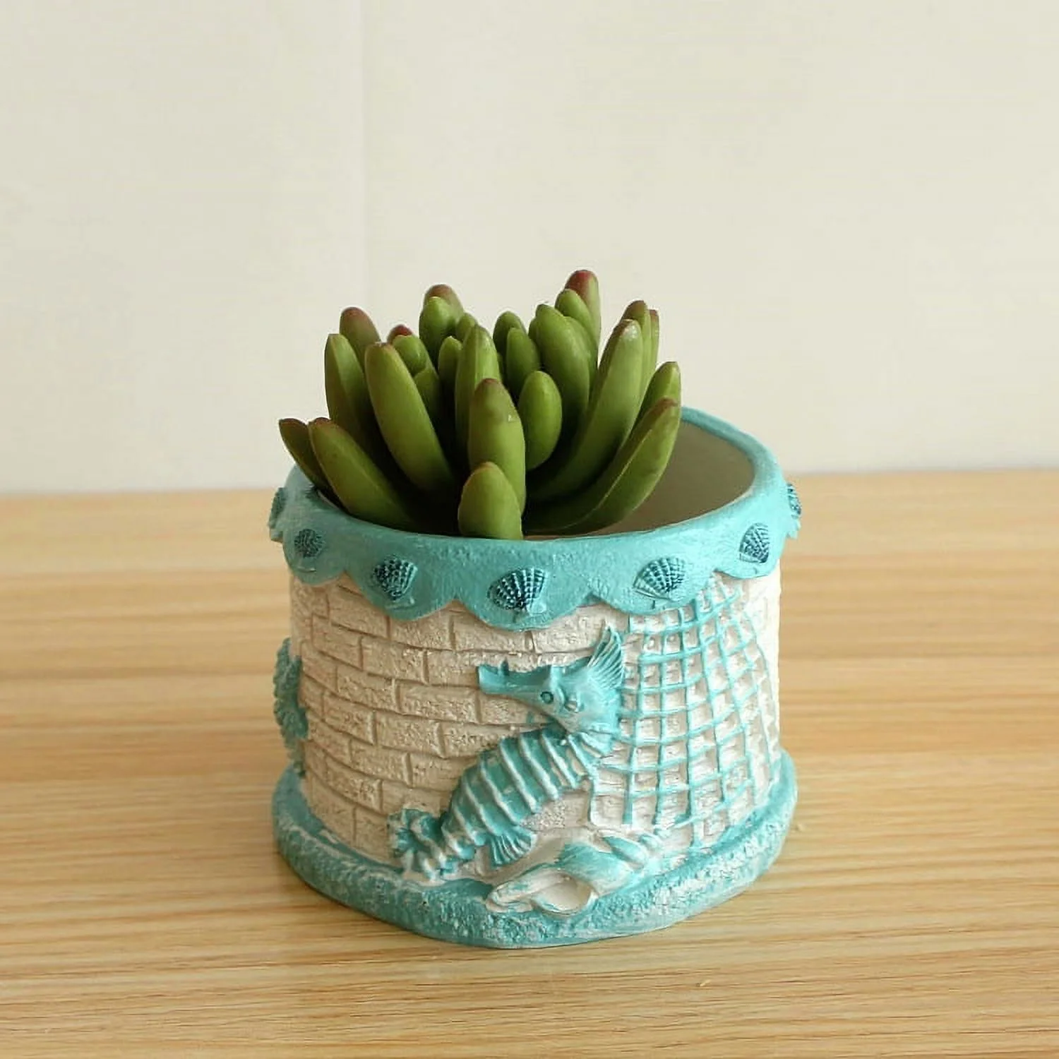 Mediterranean-style Ocean Series Resin Flower Pot