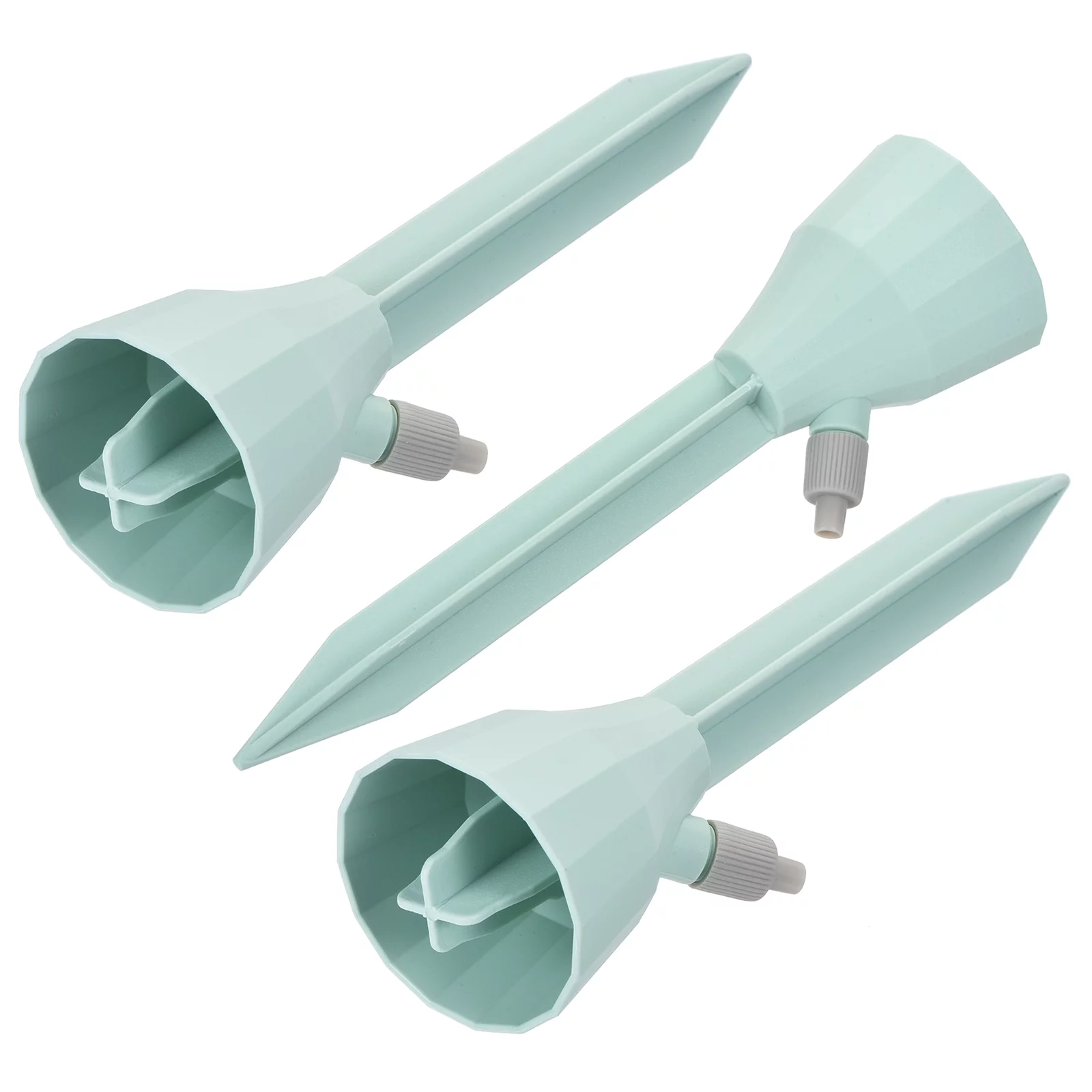 Uxcell Self Watering Spikes, Plastic Adjustable Automatic Irrigation Devices Green 3Pcs