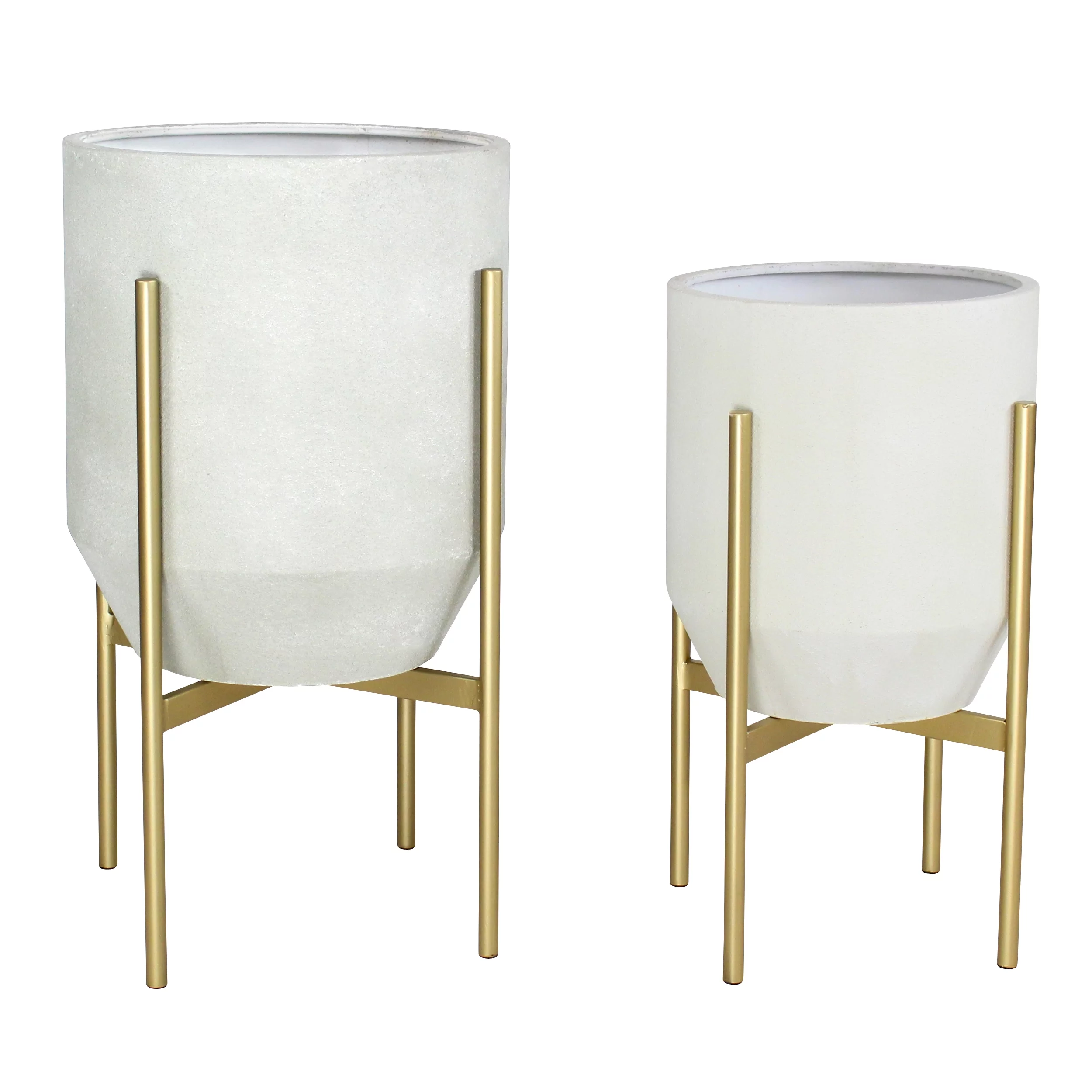 Nori Mid Century Modern Planters (Set of 2)