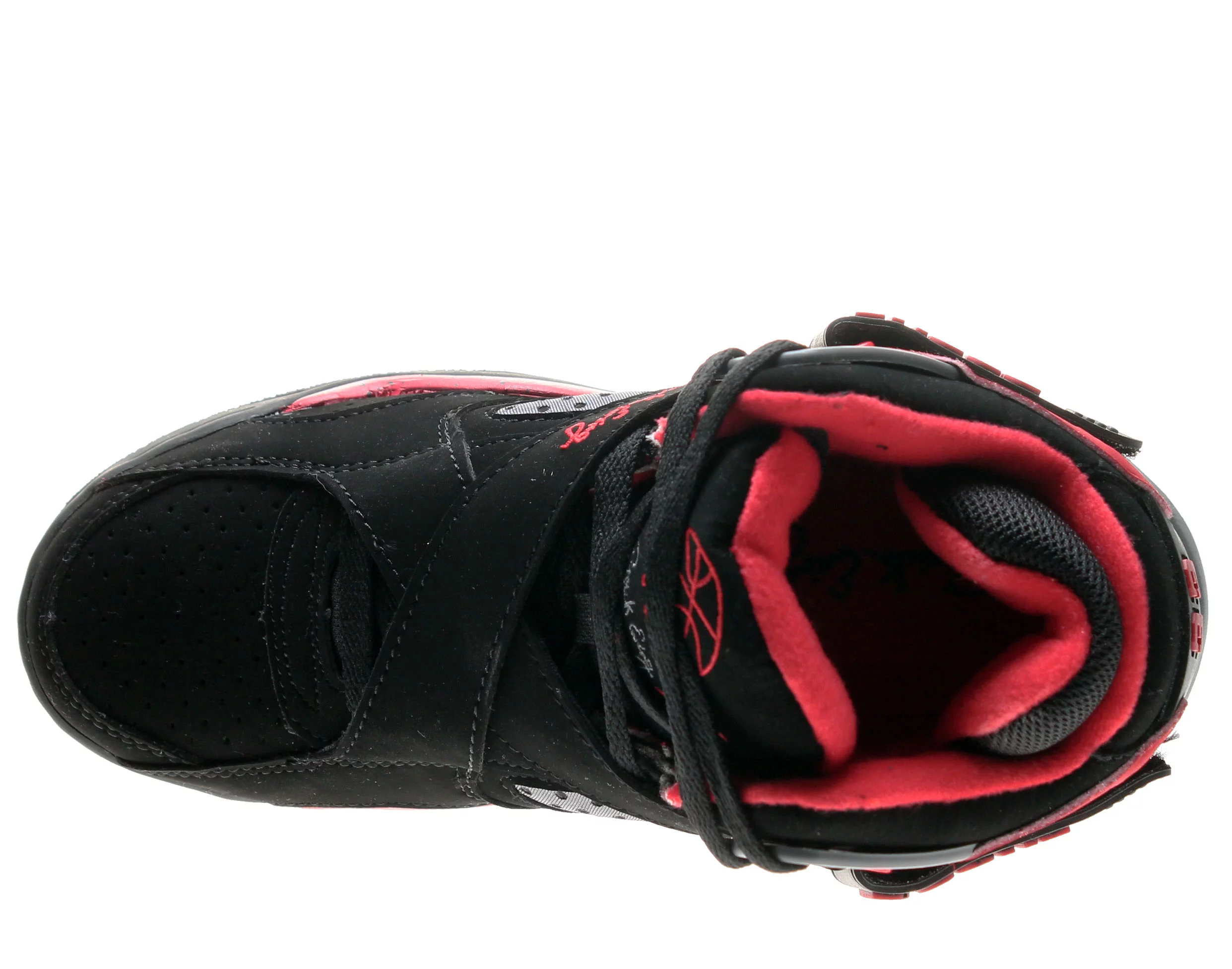 Patrick Ewing Athletics Rogue Mens Basketball Fashion Sneakers Athletic Shoes Sparkling Black Red Castlerock