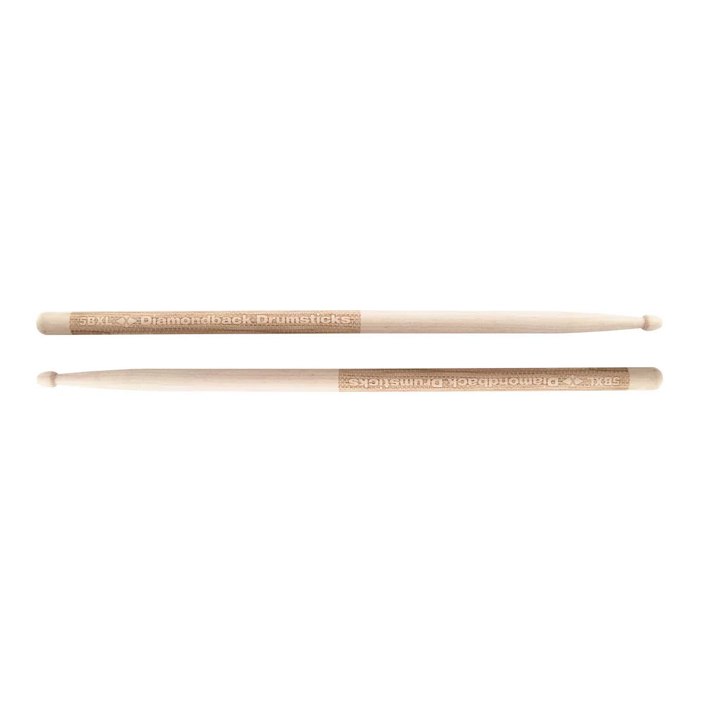 Diamondback Drumsticks Hickory Laser Engraved Drumsticks (5BX)