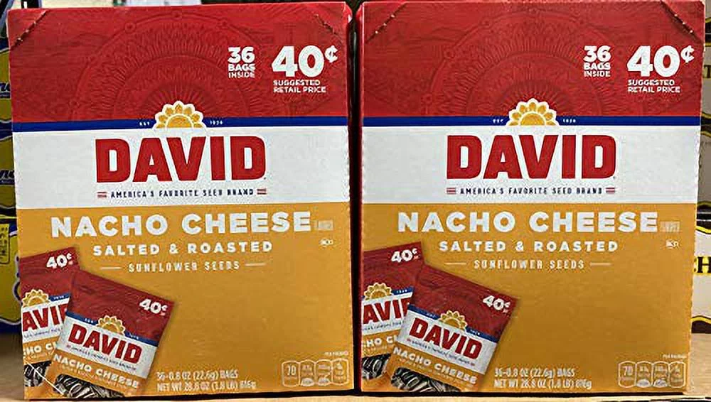 Sunflower Seeds Nacho ( 2 Box Deal ) 30Cents 36Ct/.8-Oz Bags 72 Bags ( From Candy World)