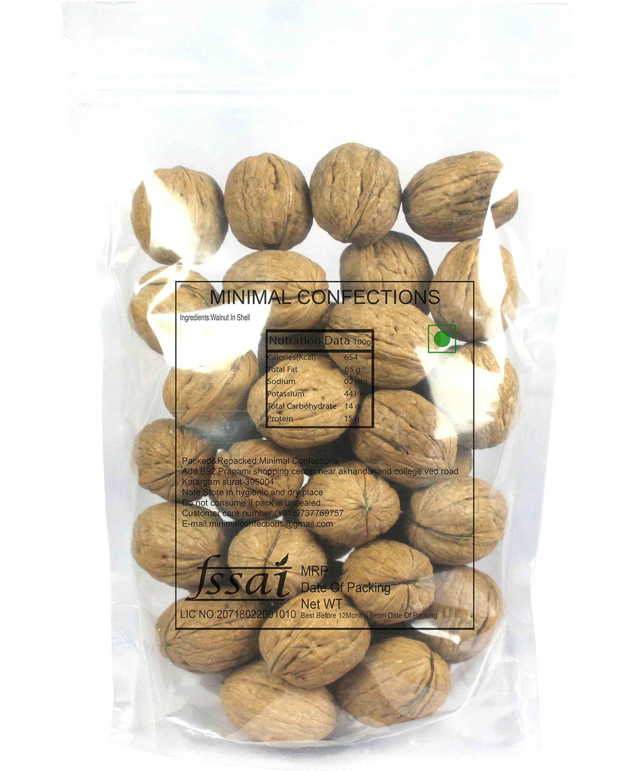 Minimal Kashmiri Walnut/Paper Shell Walnut,1Kg