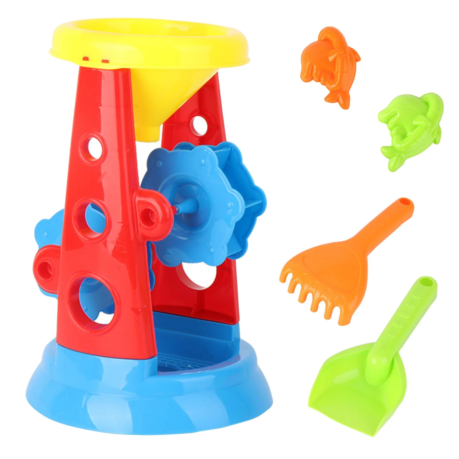 XZZjjl 4th of the July Bable Toy 5Piece Beach Toy Sand Set Sand Play Sandpit Toy Summer Outdoor Toy *3Pcs