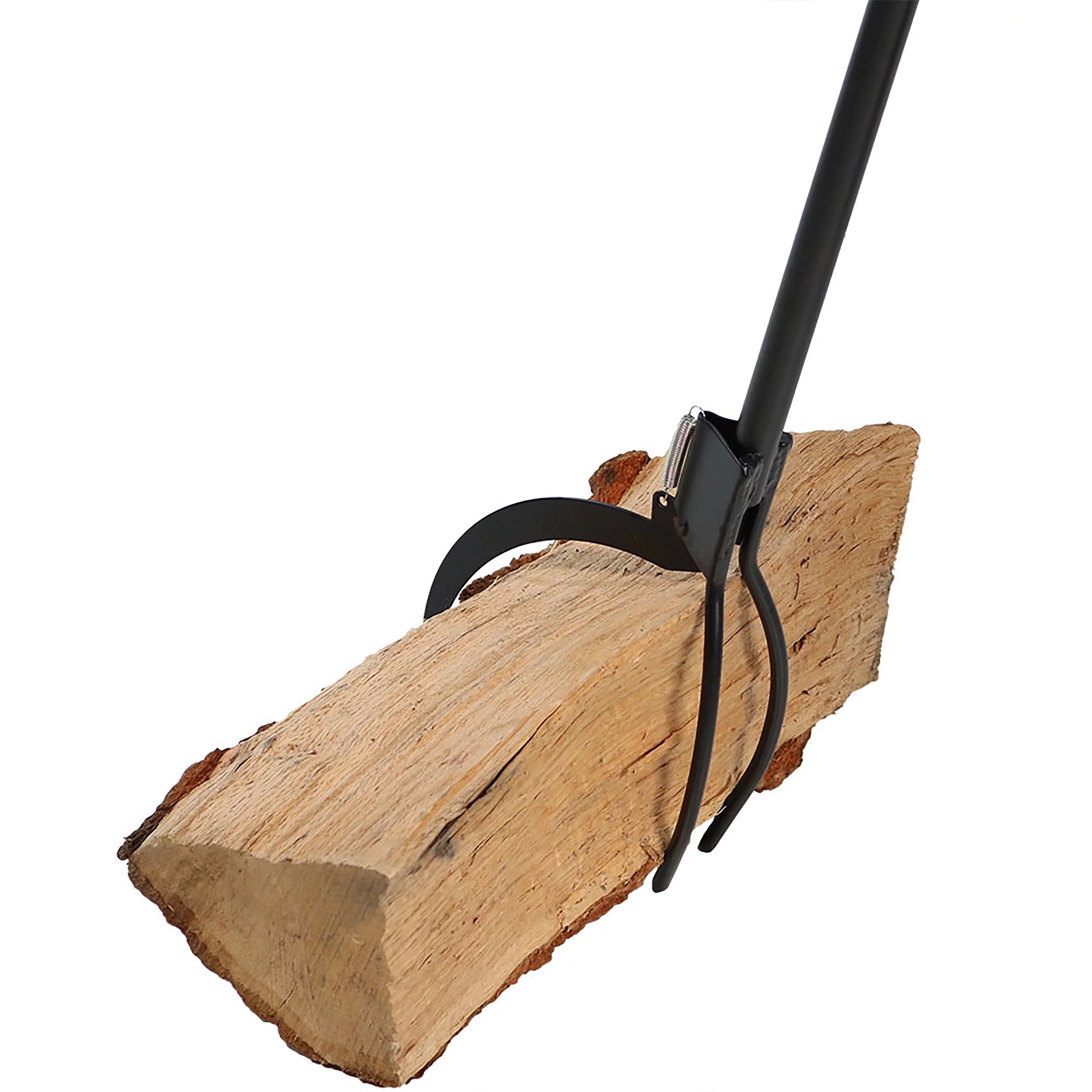 Sunnydaze Heavy-Duty Fire Pit Log Grabber with Spring-Lever Action - 36