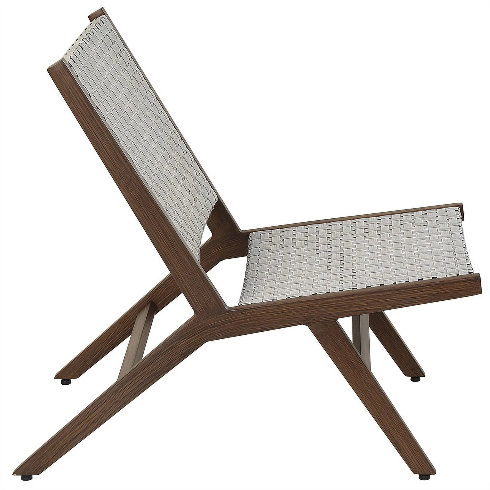 FOA Haft Aluminum Indoor and Outdoor 3-Piece Table and Chair Set in Gray