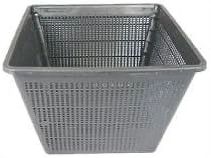 Square Koi Pond Plastic Mesh Plant Basket 13 Inch (34Cm), For Large Aquatic Pond Plants, Plastic Water Garden Plant Pots For Aquaponics, Slotted Mesh
