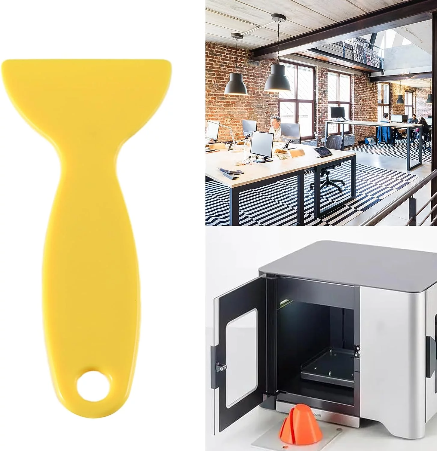 2 Pcs Plastic Scraper Plastic Spatula Paint Scrapers Flexible Scraper Putty Environmentally Friendly Material Putty