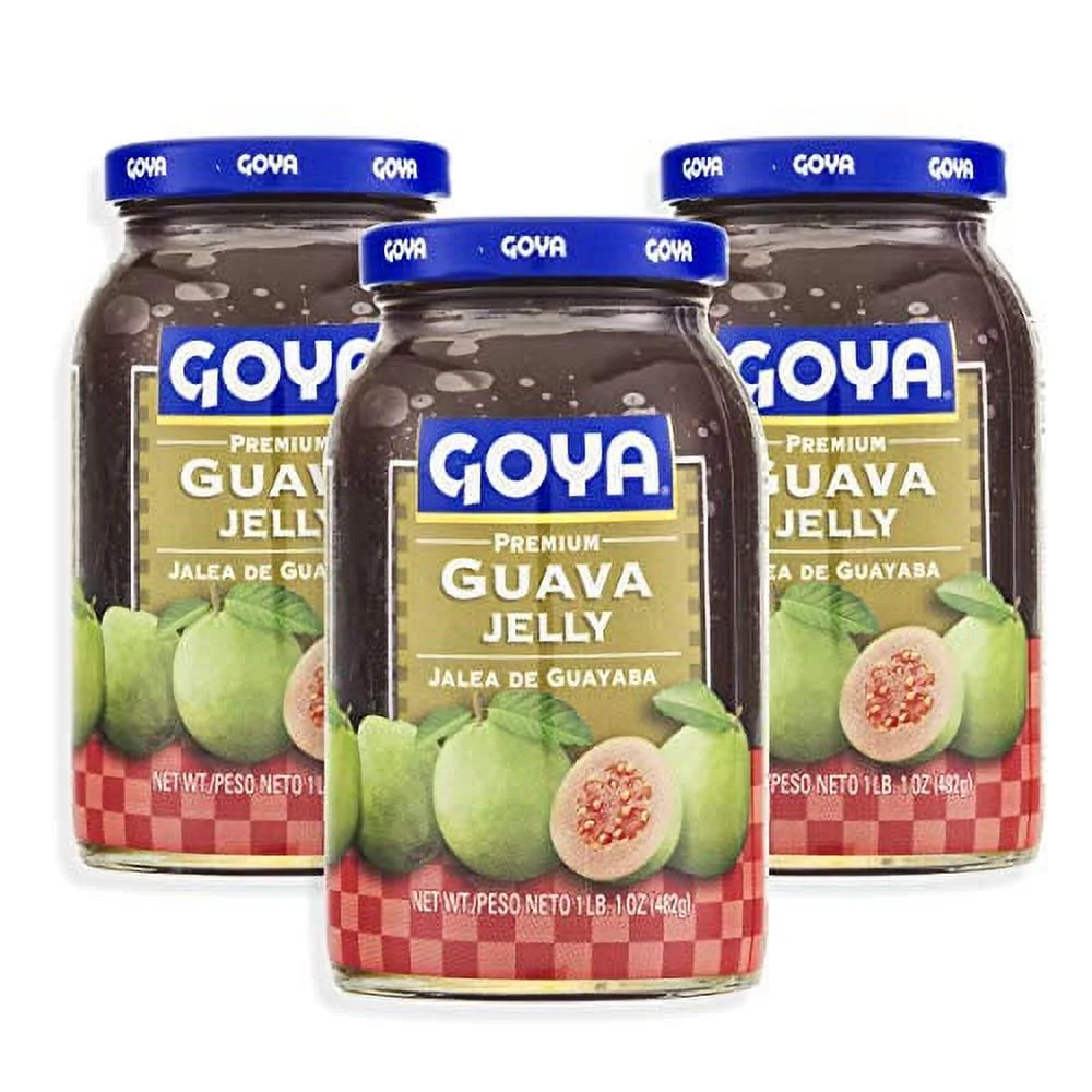 Goya Goya Guava Jelly, Glass Jars, 17 Oz, 3 Pk