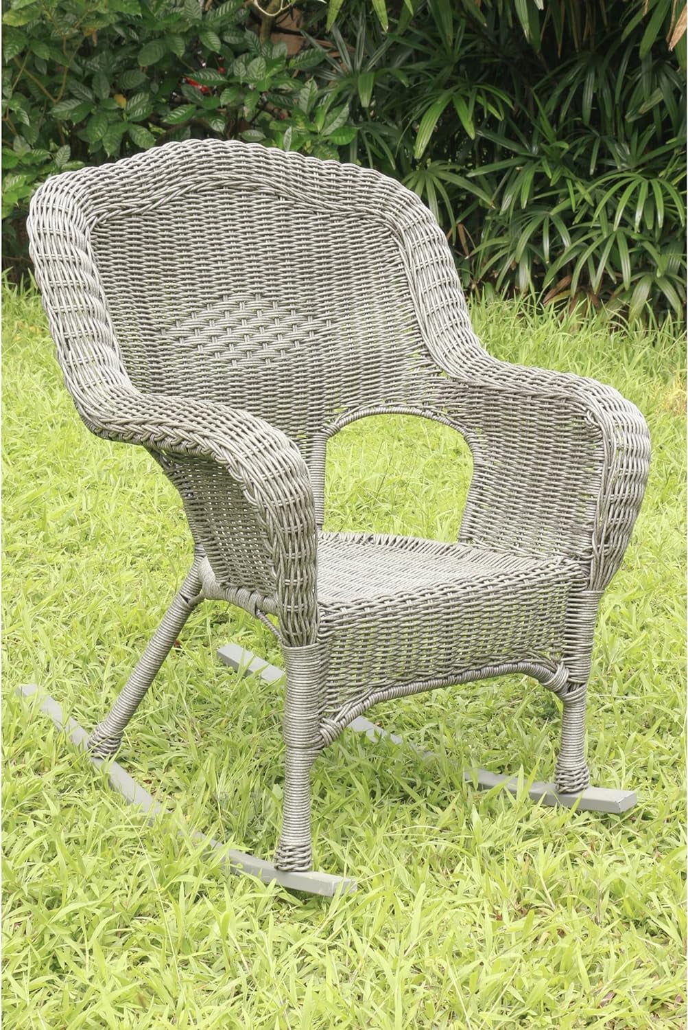 QYFZBIM Piece Camelback Resin Wicker Rocker