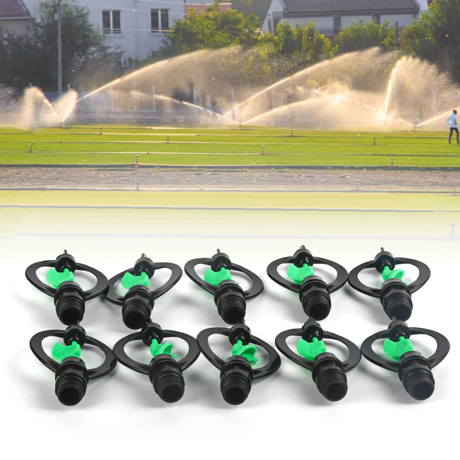10Pcs Plastic G1/2in Spray Sprinkler Butterflies Rain Shaped Nozzle Agricultural Irrigation