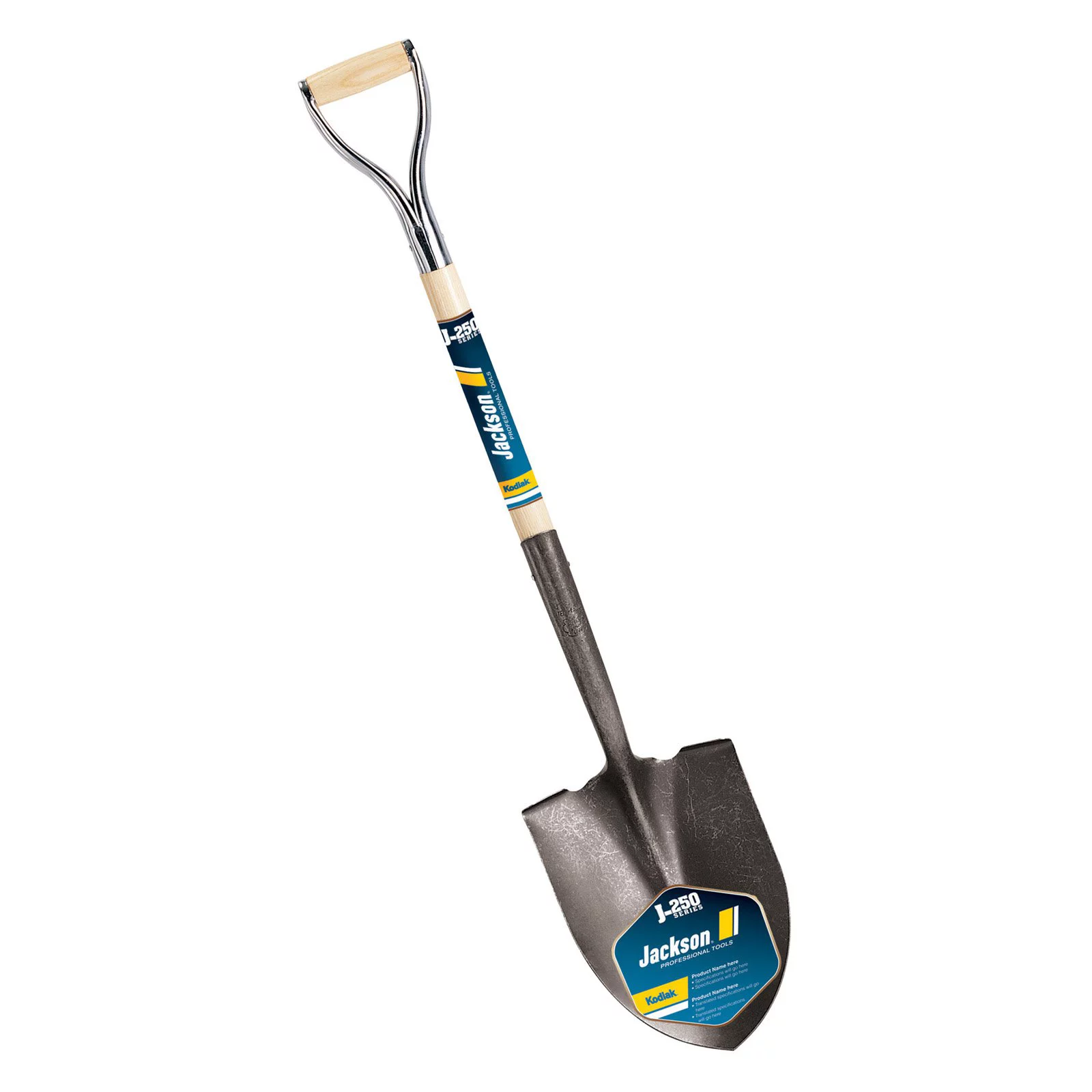 True Temper 2585900 Round Point Digging Shovel, D-Style Handle - Quantity 60