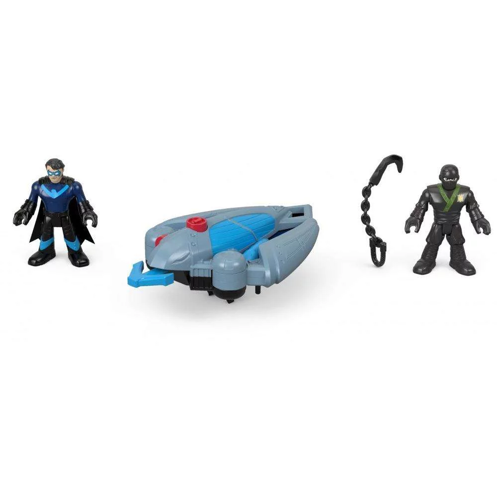 Imaginext DC Super Friends Ninja Nightwing & Glider Action Figure Sets