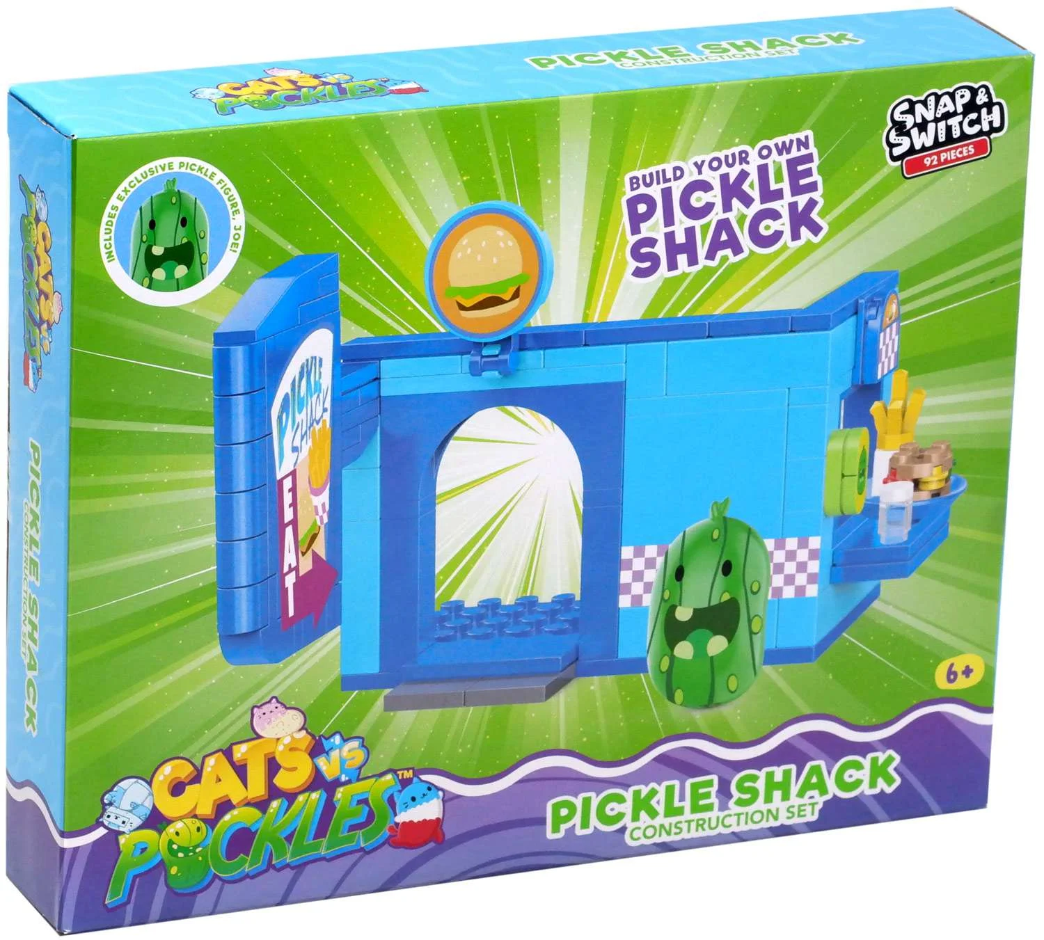Cats Vs. Pickles Snap & Switch Pickle Shack Construction Playset