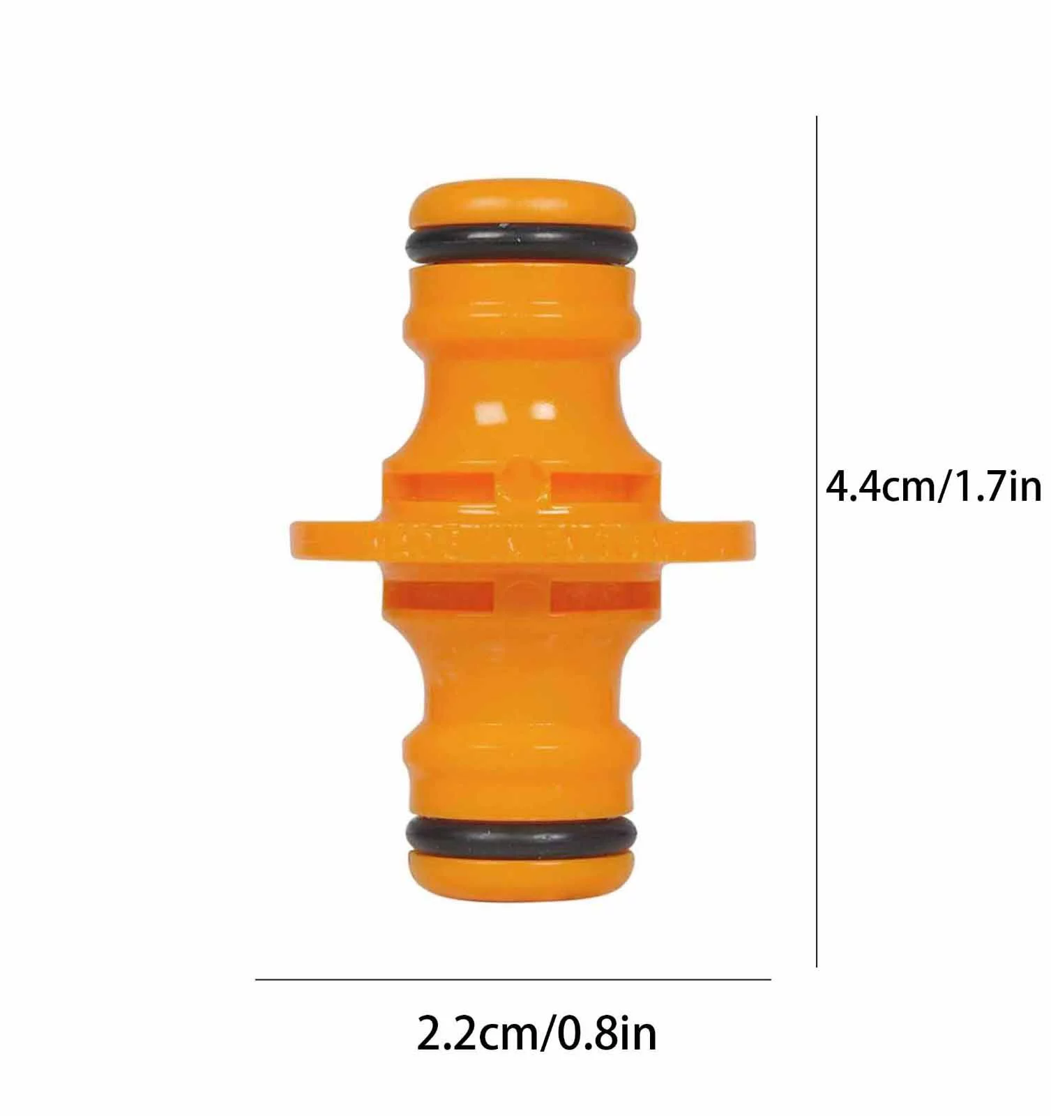 MVNSFEW Sprinkler for Small Area Double Male Hose Connectors Extender for Join Garden Hose Pipe Tube