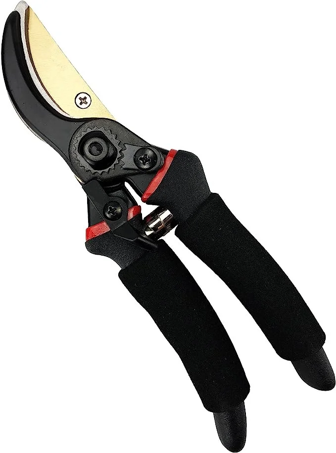 8 Inch (Approx. 20.3 cm) Professional Quality Titanium Bypass Pruning Shears Blade (GPPS-1003), Manual Pruner, Garden Shears.