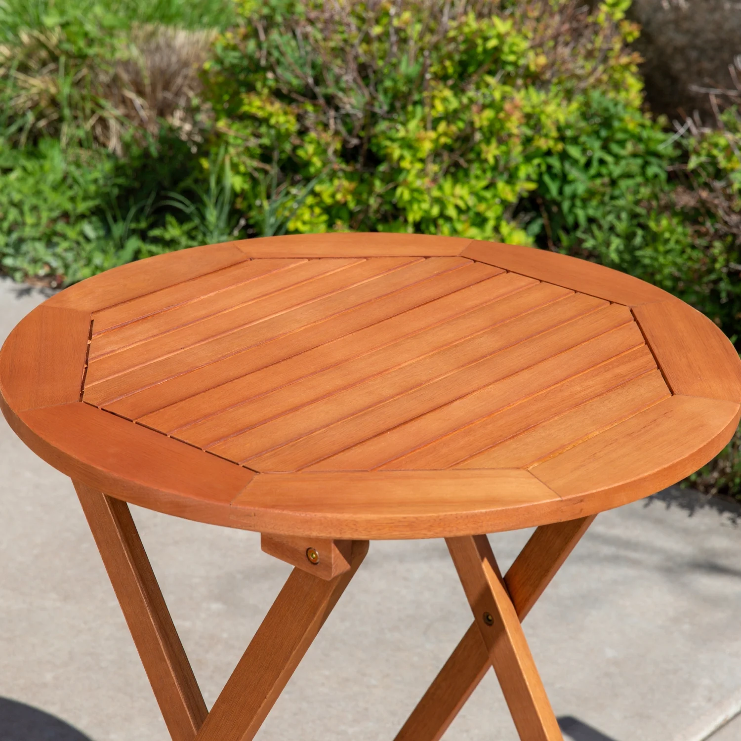 LEIYEHOOM 3-Piece Eucalyptus   Round  Natural Oil