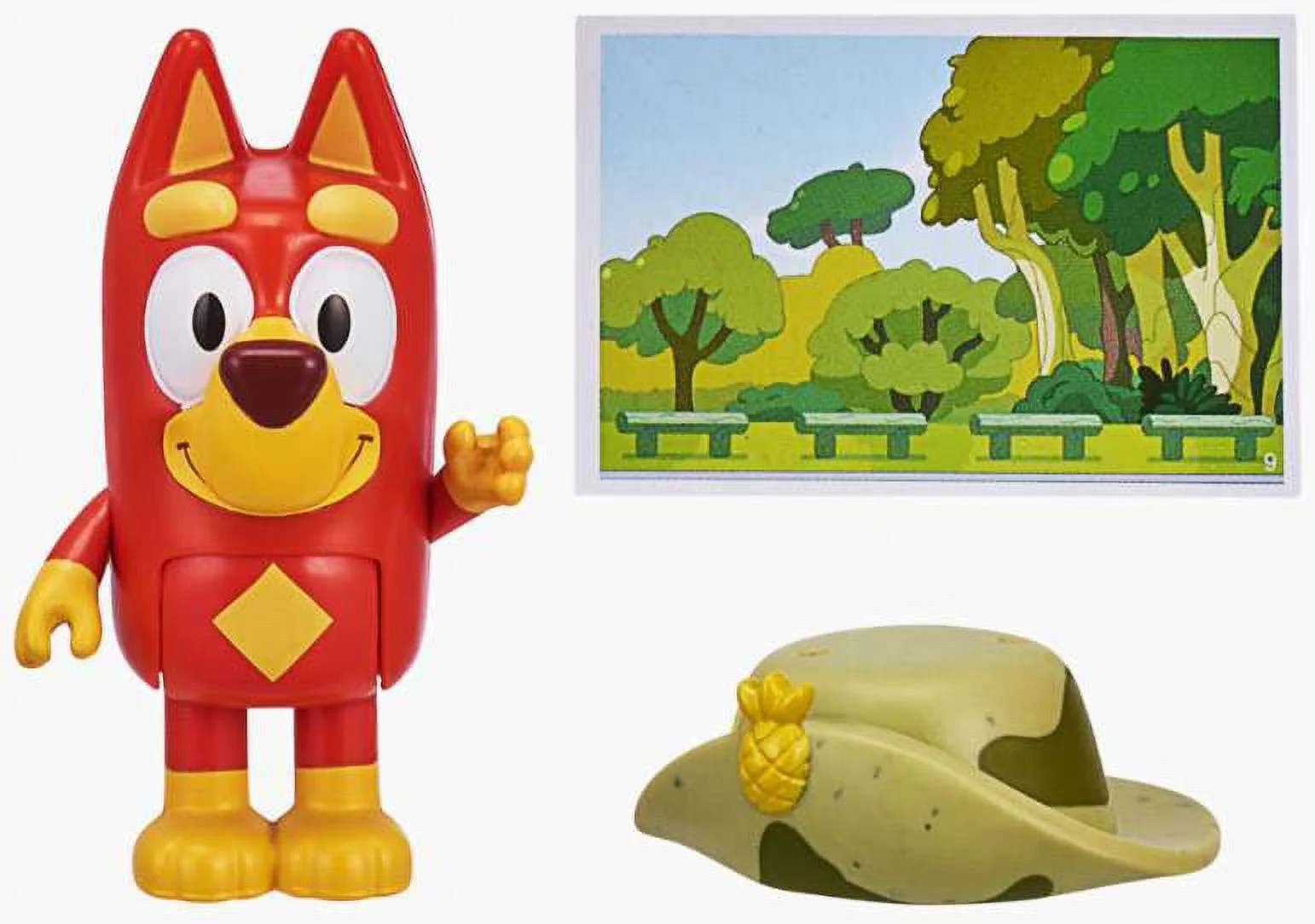 Bluey Rusty & Army Hat Mini Figure