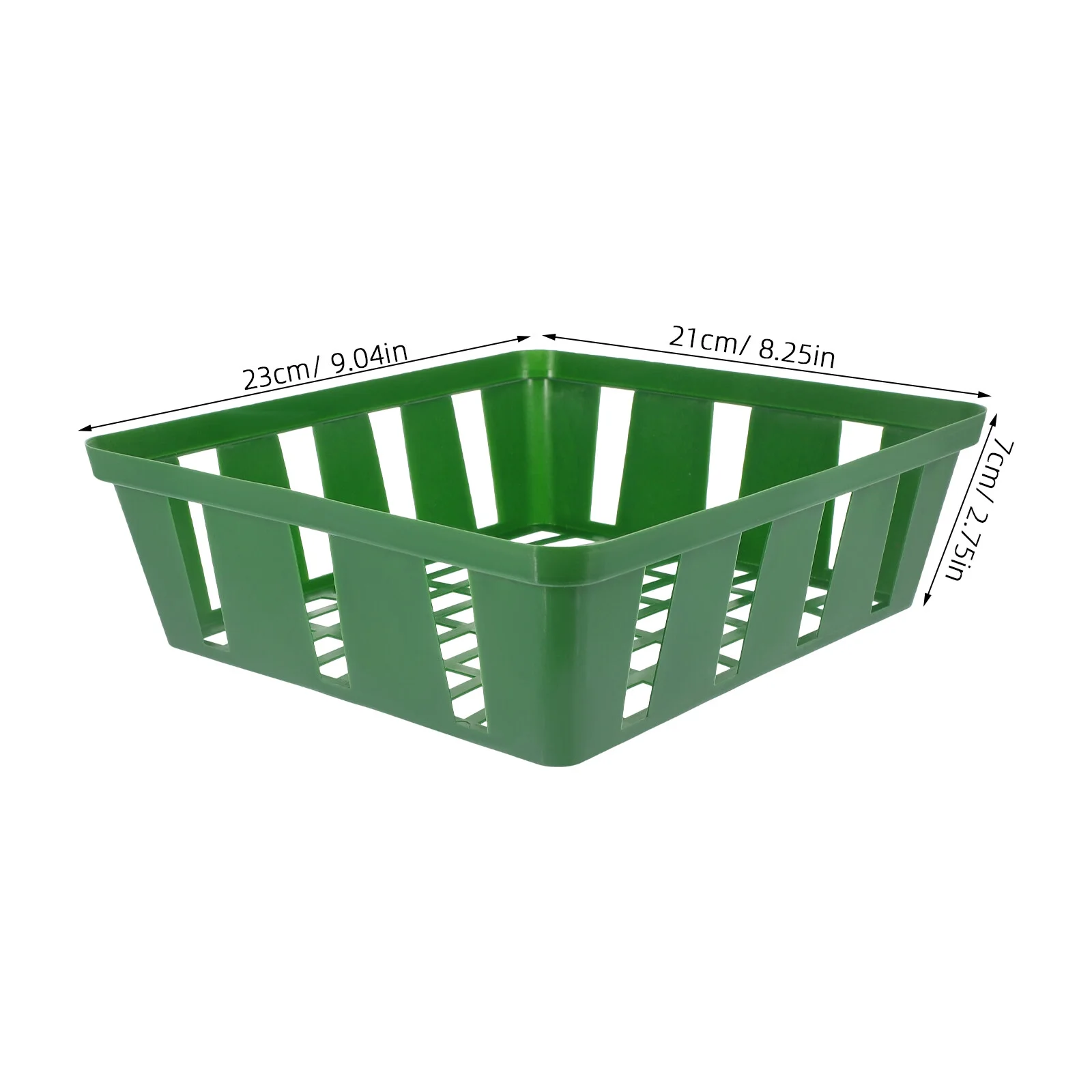 Jibingyi 3pcs Plastic Plant Baskets Planter Nursery Baskets Small Plastic Nursery Baskets