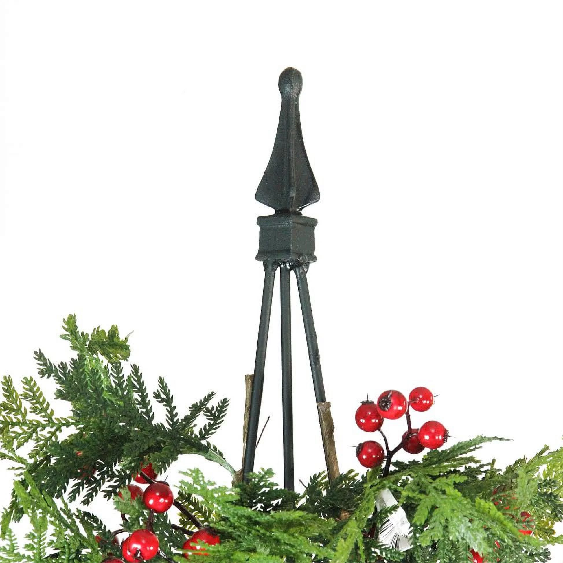 Allstate Floral 5' Unlit Artificial Christmas Tree Slim Mixed Profile Entryway Cedar Pine