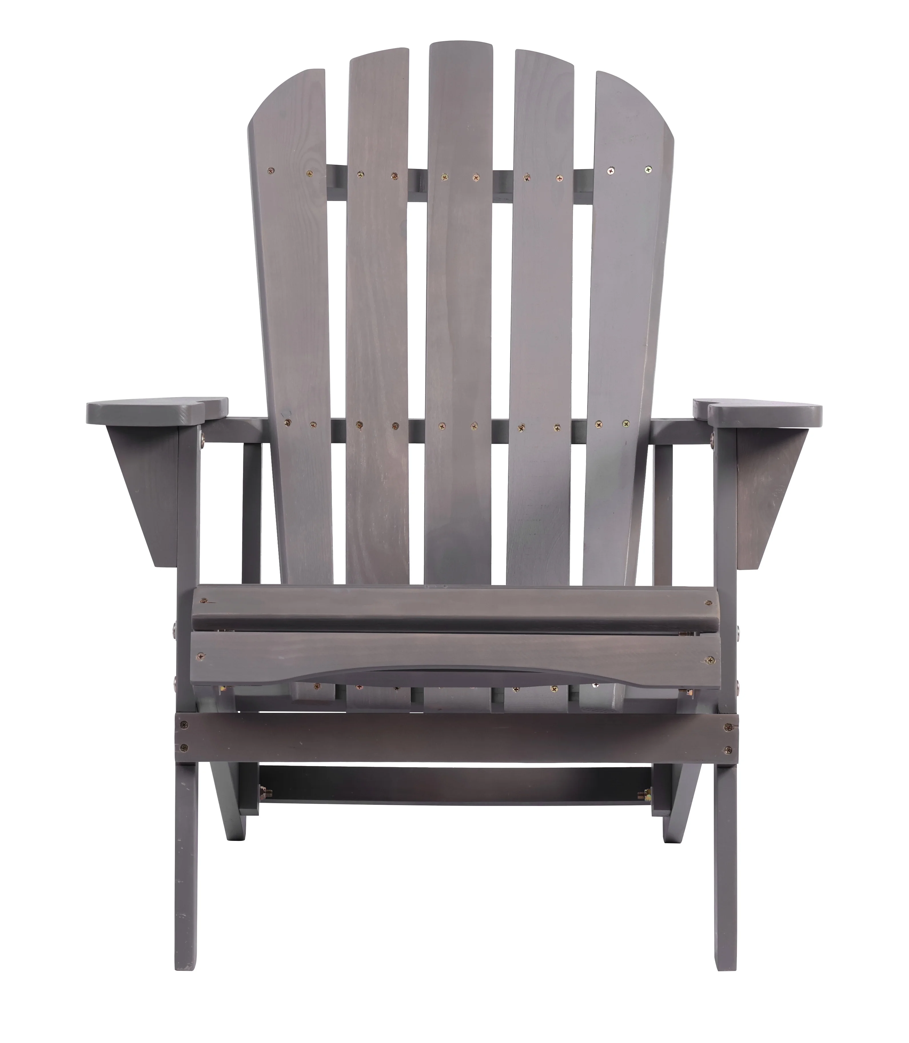 Durable Weatherproof Adirondack Chair - 24.0 - Relax in style outdoors with this versatile wood chair!