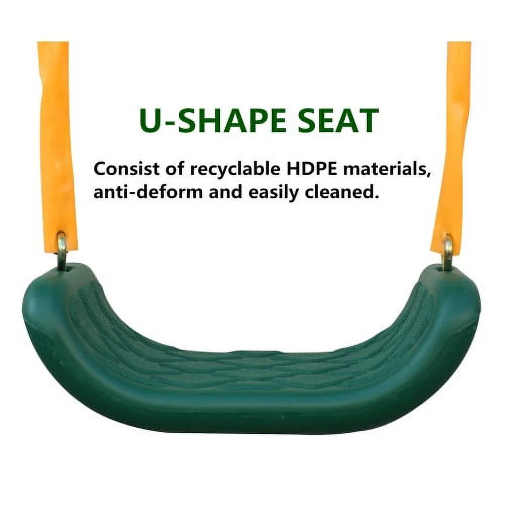 Metal Swing Set w/ Slide