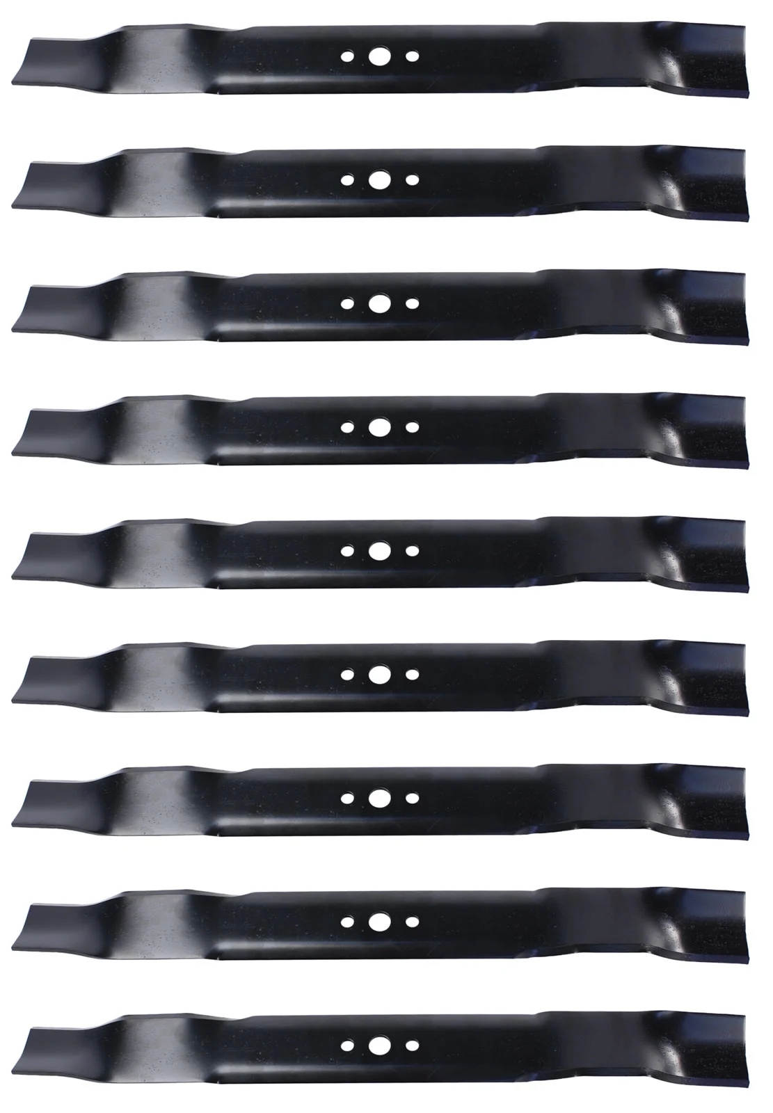 9 Pack - USA Mower Blades ®  Mulch Formed Blade fits Walker 5705-3 5705-4