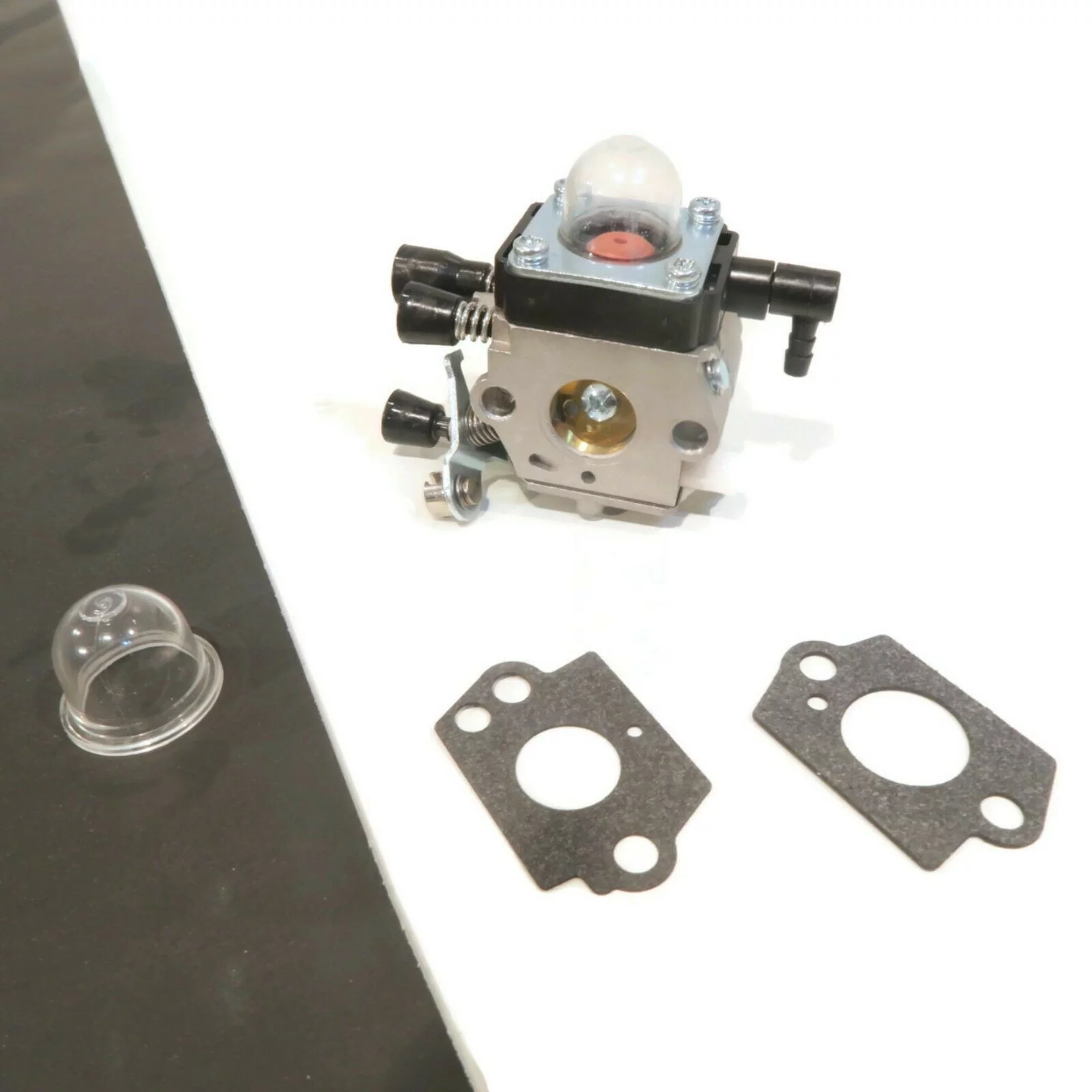 The ROP Shop | Carburetor With Gasket & Primer Bulb For Stihl FC55, FS74, FS75,FS76, FS80 Motor