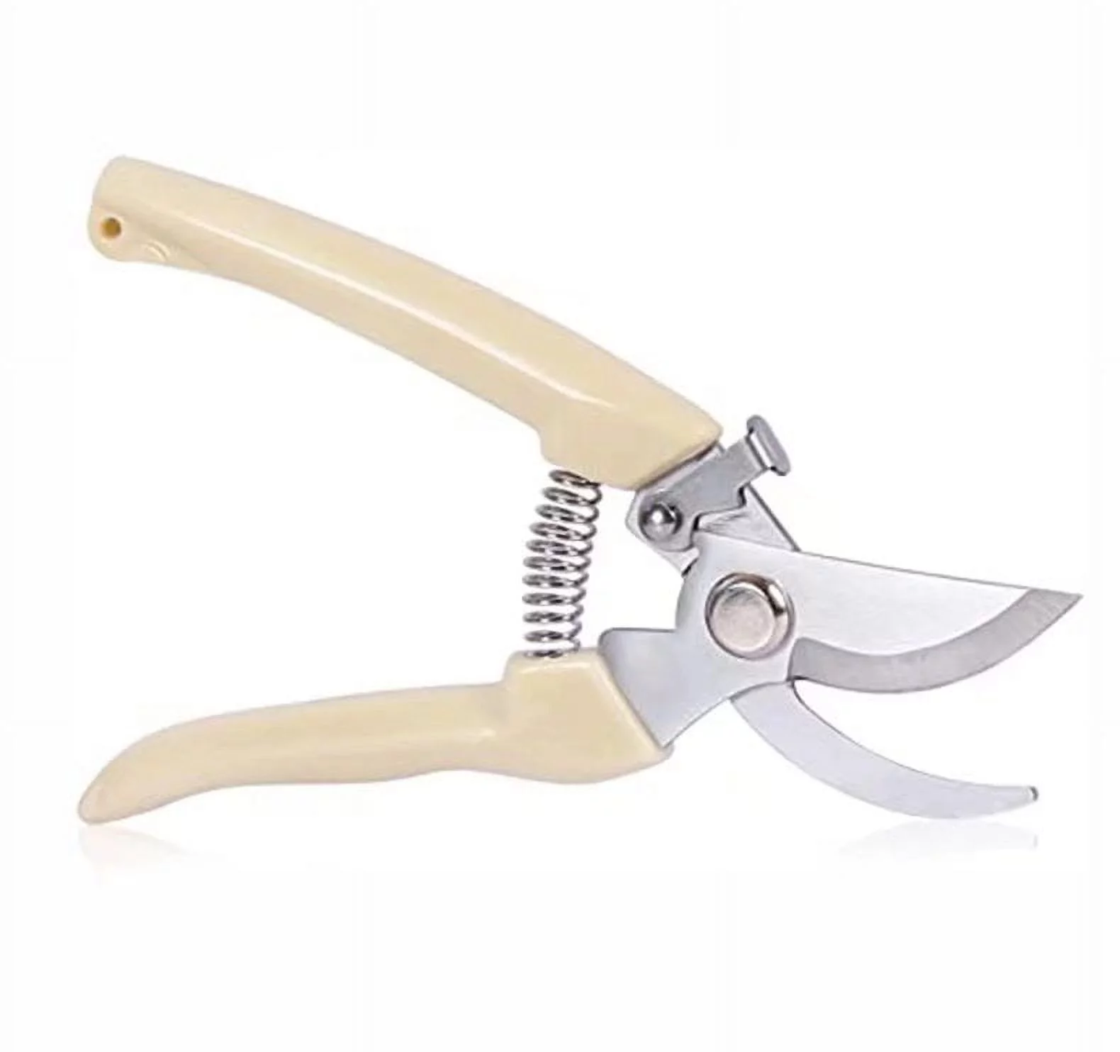 Premium garden shear plant scissors for cutting floral, rose, hedge and flower stem, lightweight pruners, sharp garden clippers