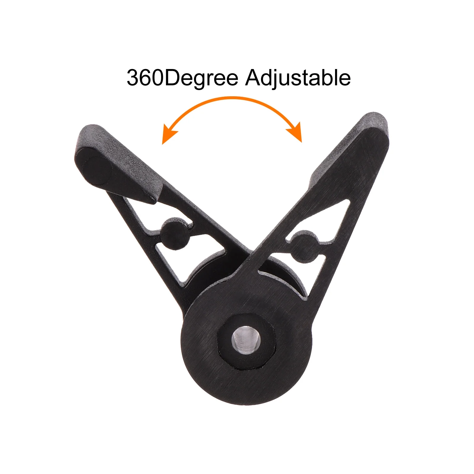Uxcell 360 Degree Adjustable Plant Bending Clip Fixing Branch Shape Black 40 Pack