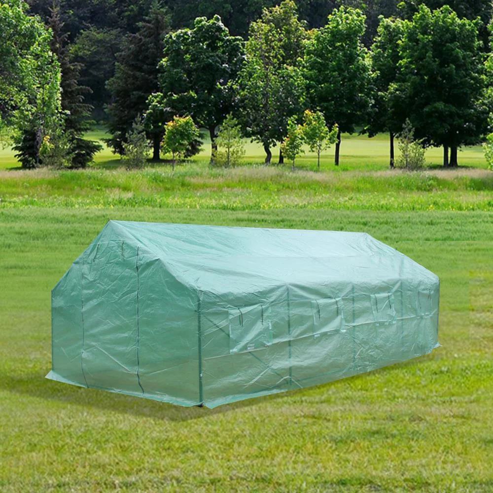 UBesGoo 20x10x7  Walk in Tunnel Greenhouse w/ Roll up Window