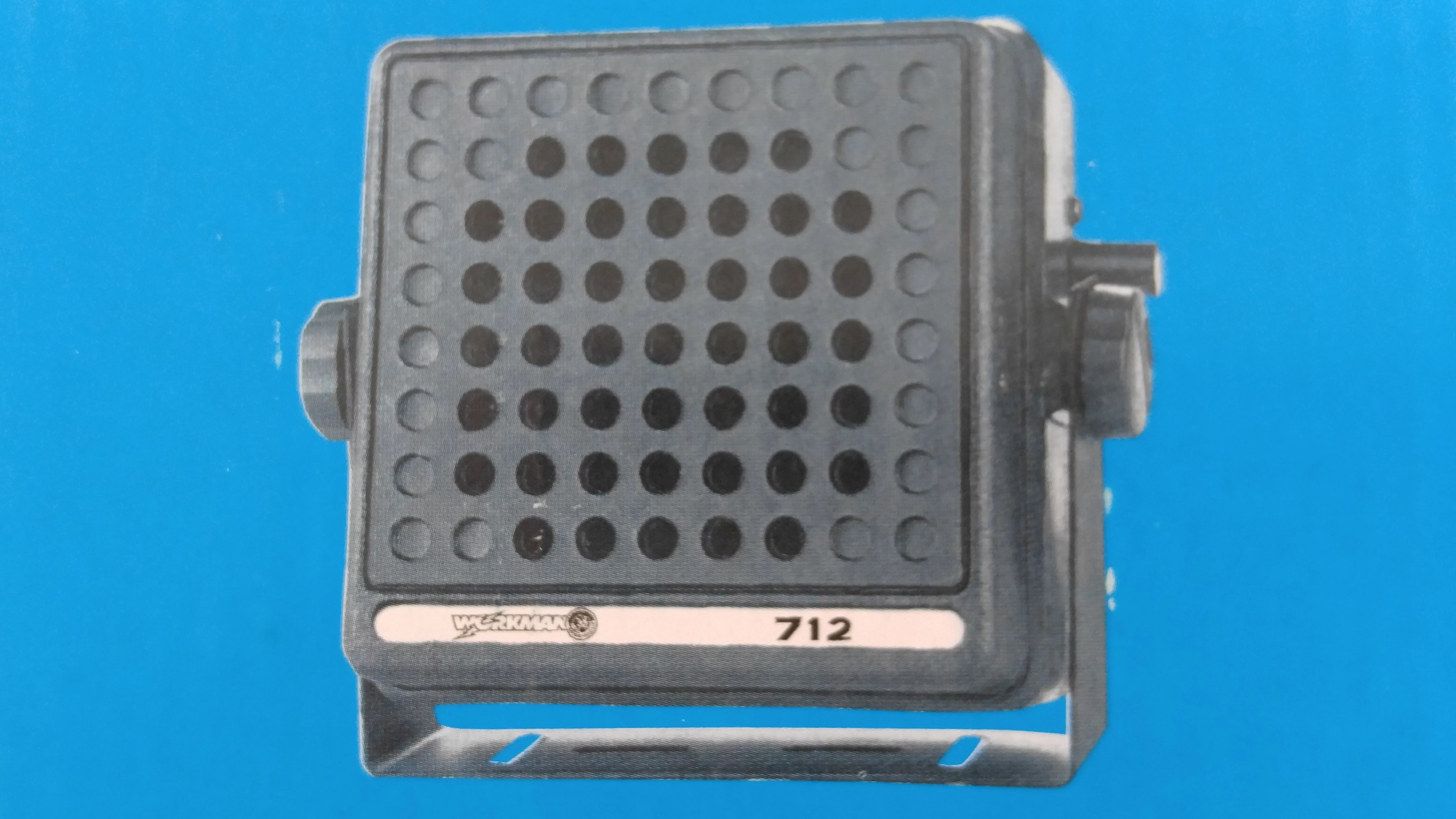 Workman 712 President Noise Canceling External CB Radio Speaker