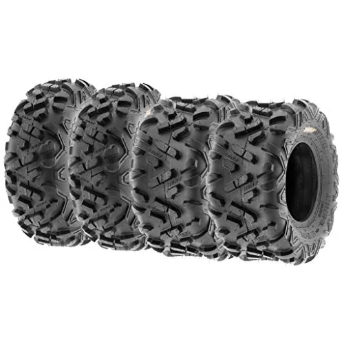 Set of 4 SunF Power.II ATV & Go-Kart Mini Bike Tires 145/70-6 (14x6-6) Front & 145/70-6 (14x6-6) Rear, 6 PR, A051…