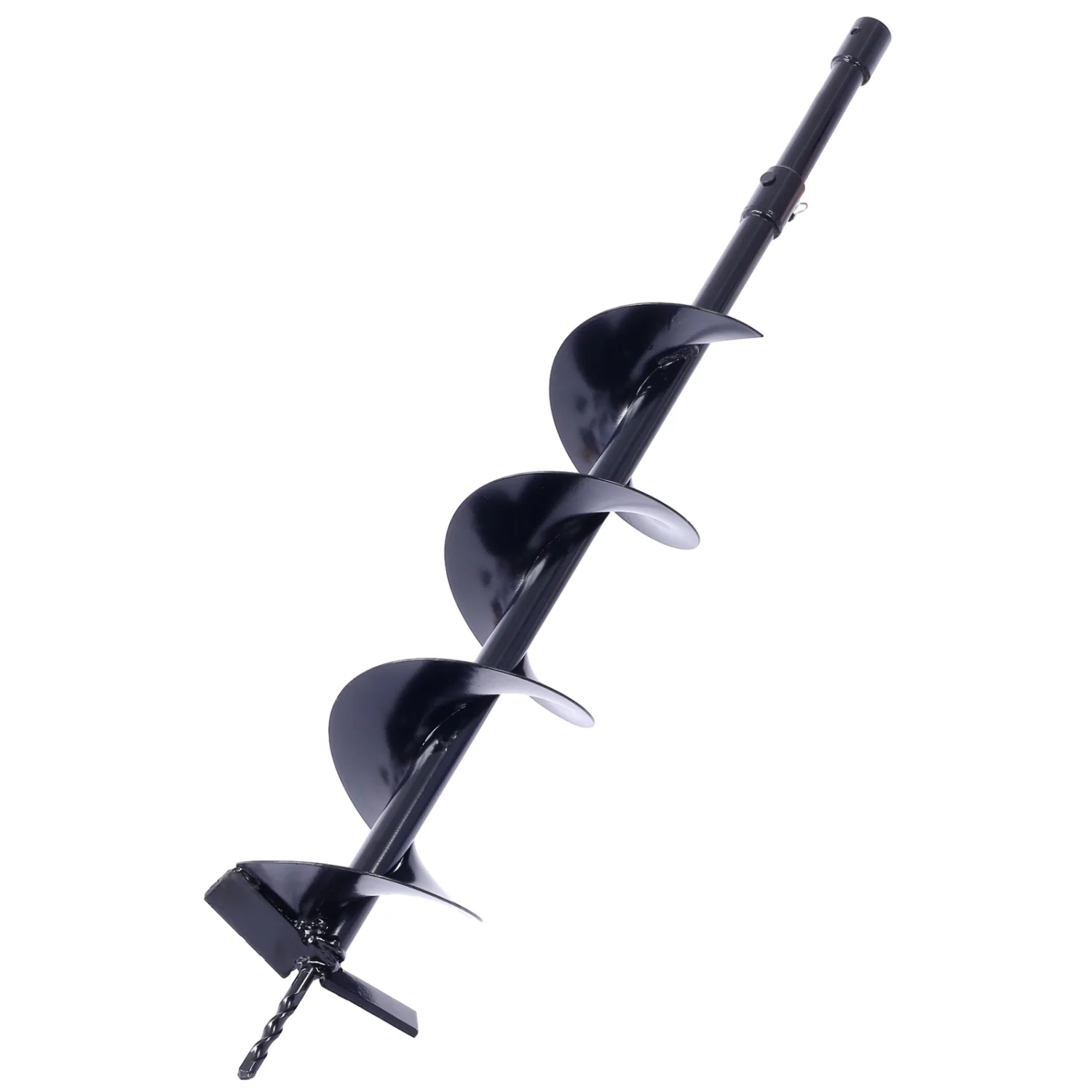 Auger Drill Bit for Planting Hole  Bulb Bedding Digging Post Hole Planting Tool for 3/4” Shaft Auger Hole Digger Replacement Auger Bits Earth Auger Digging Bit 4IN+6IN+8IN+12IN+ROD KIT