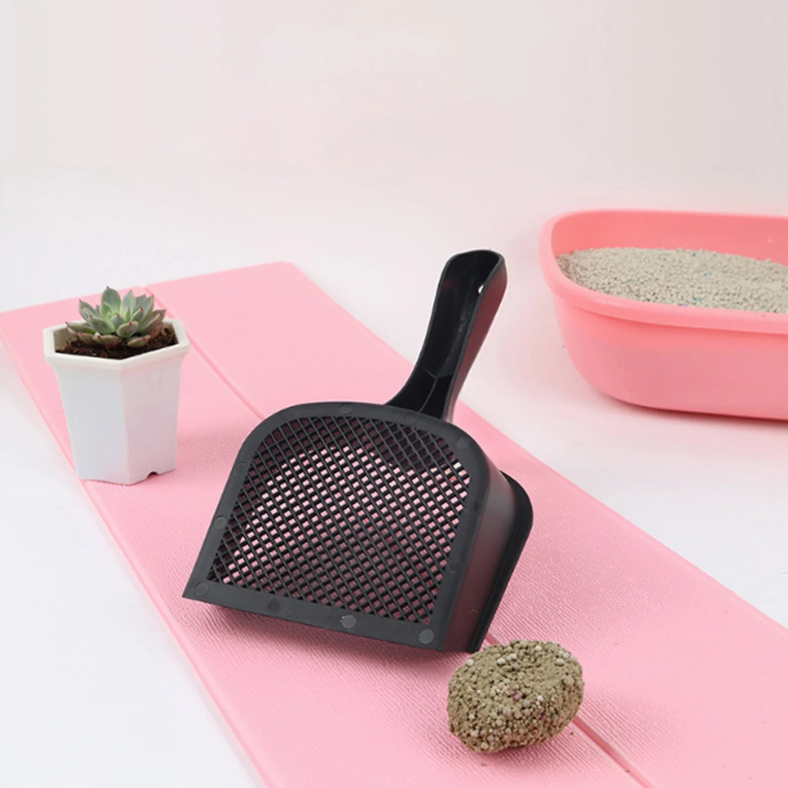 Cat Litter Shovel Thickened Shovel Pet Toilet Cat Dog Multifunctional Pet Shovel Feed Shovel Kitty Litter Trays Cat Litter Slide Clump And Seal Paper Bird Litter for Cage Corn Cob Litter Bird