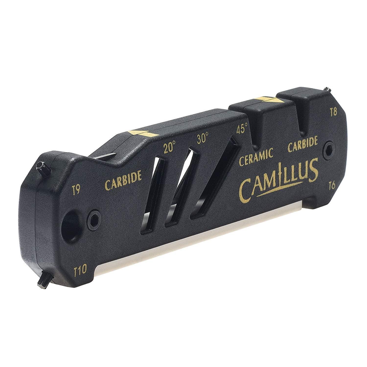Camillus Glide Multi-Angle Carbide Sharpener, Black