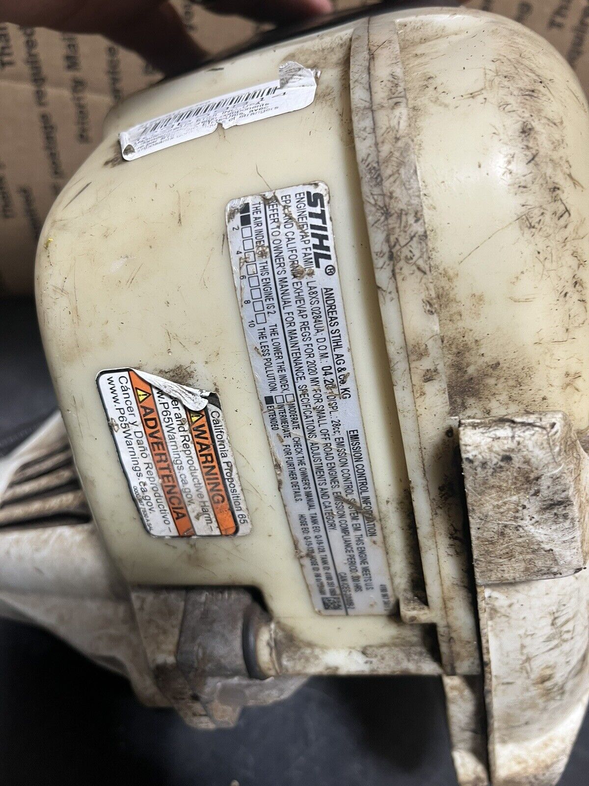 Stihl FS 90R Powerhead With Throttle Controller Comes With Carburetor!  Untested