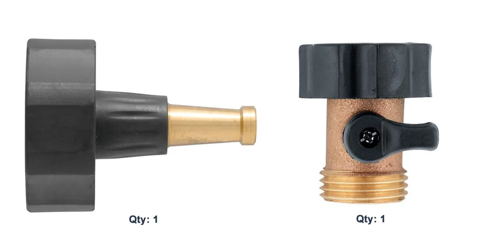 Orbit Brass Sweeper Nozzle and Brass Shut-off Coupling  Bundle
