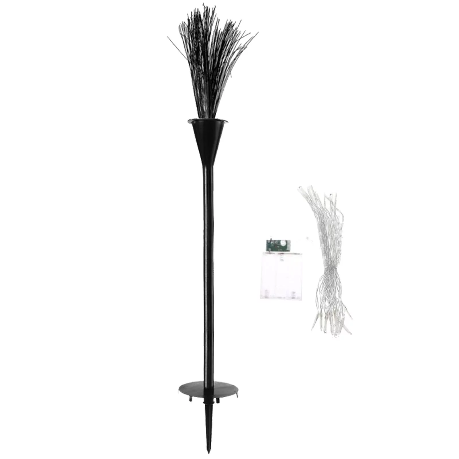 FHKOEGHS Sprinkler rs for oute 24x24 Witch Light Up Witch Broomstick Markers Stand Over 3.48 Feet Tall And Are Cool Pre Lit