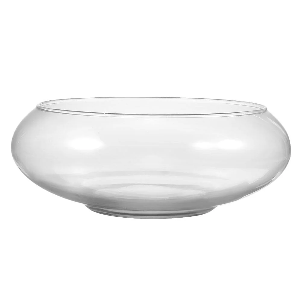 Jibingyi Glass Planter Pot Glass Succulents Pot Small Flowerpot Small Planter Container Clear Fish Bowl