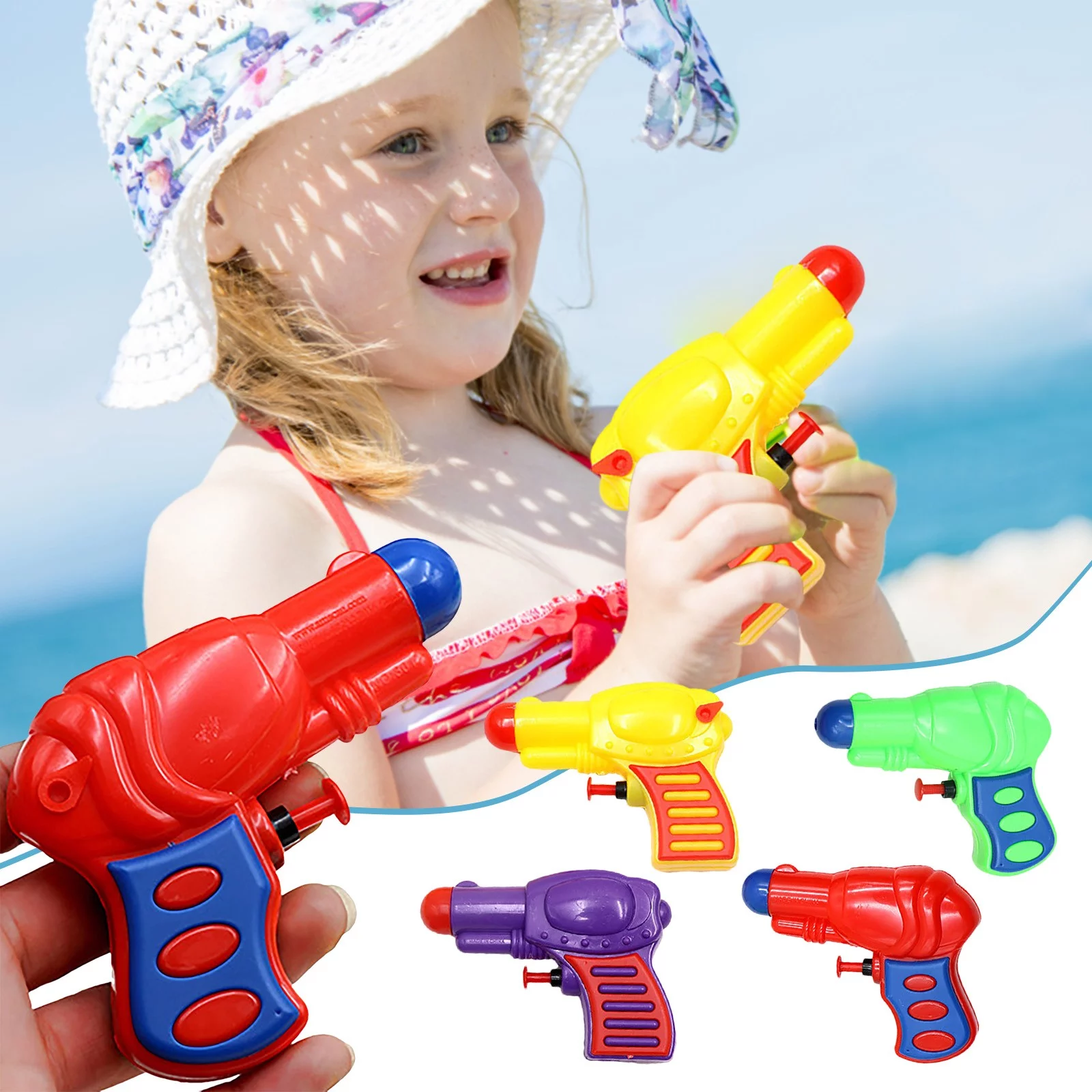 Water Blasters for Kids Outdoor Water Water Squirter for Toddler Summer Beach Swimming Pool Party Favors 1Pcs