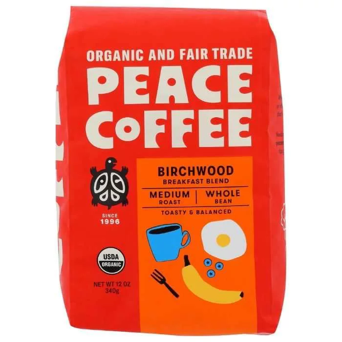 Peace Coffee Ground Tree Hugger Blend 12 oz