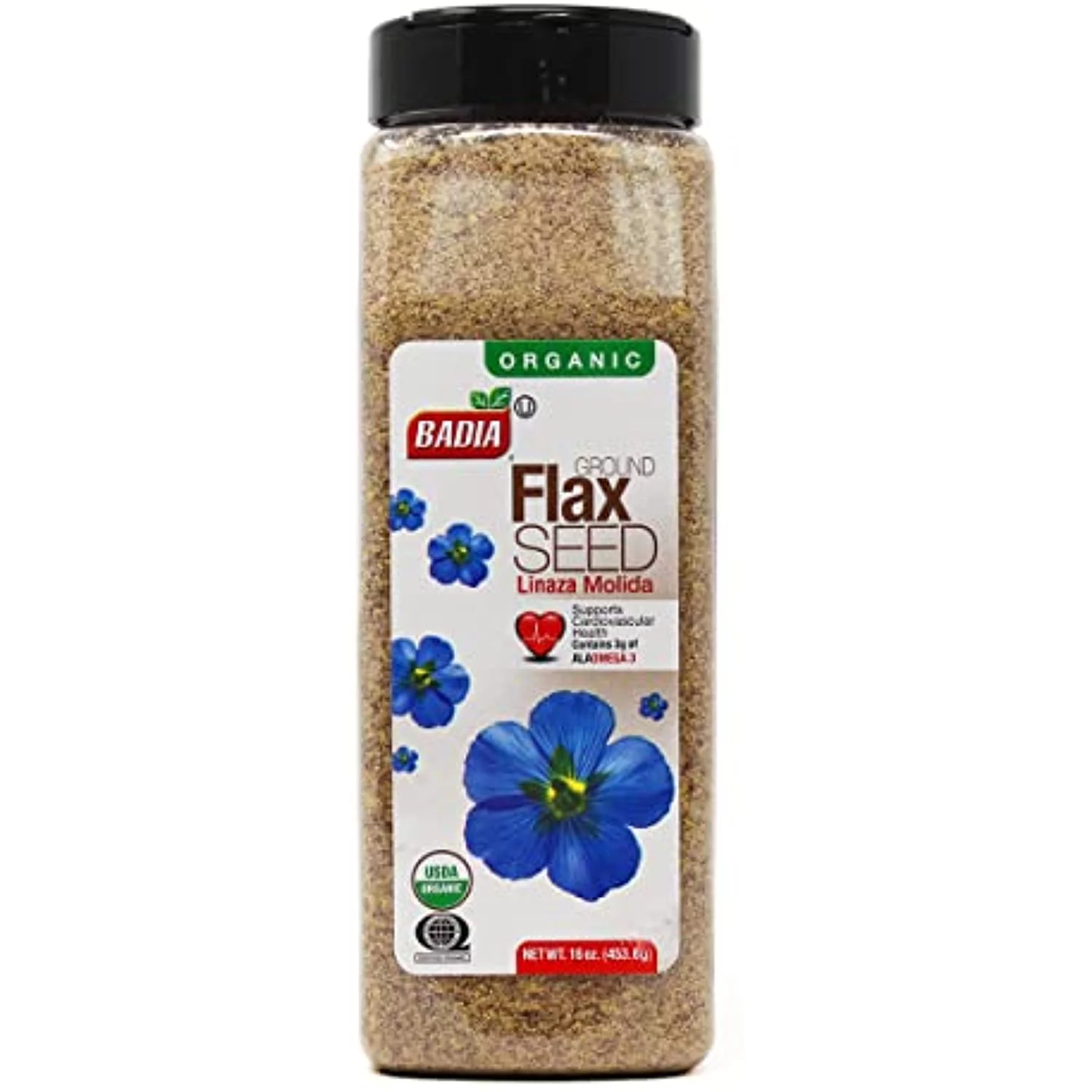 Organic Flax Seed Ground  16 Oz