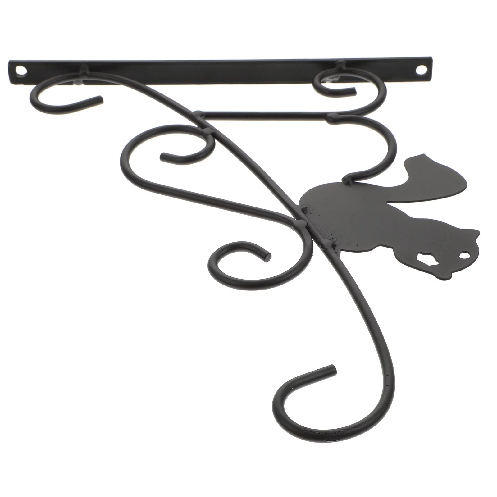 Guichaokj 1 Set Wall Hanging Flowerpot Rack Iron Flowerpot Stand Wall Mounted Plant Hanger