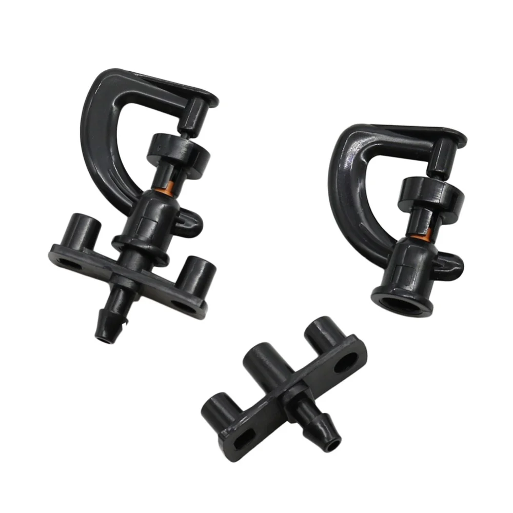 Refractive Rotating  Degree Micro-nozzles Automatic Atomizing Vortex Refraction Sprinklers Irrigation Garden Sprayers 100Pcs