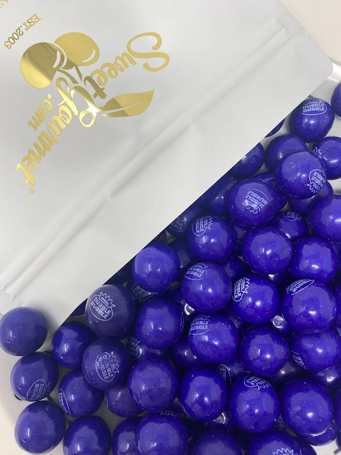 SweetGourmet Great Grape Concord Bubble Gum Balls 1 inch | 5 Pounds