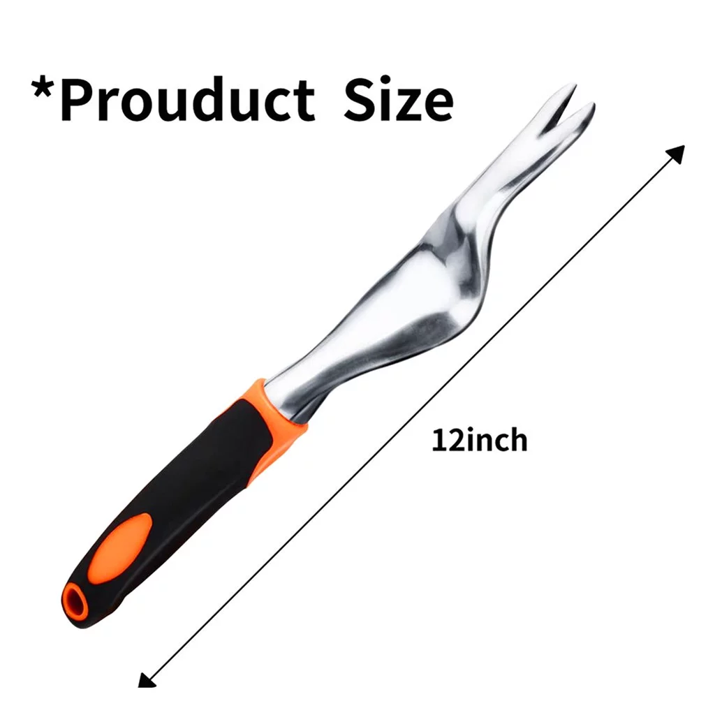 Heavy Duty Hand Weeder Garden Weeding Removal Cutter Tools with Ergonomic Handle
